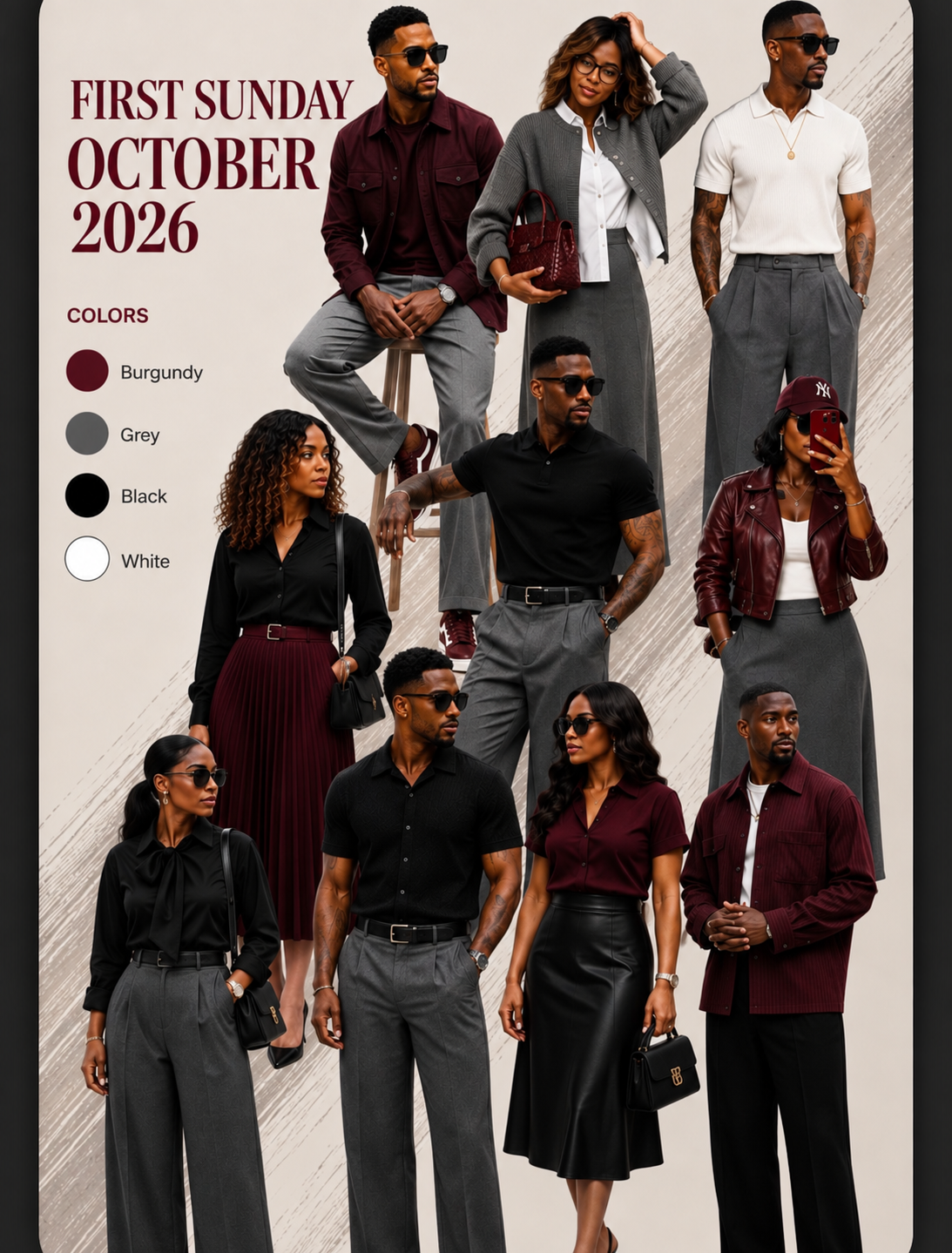 Attire for October 4